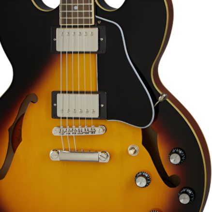 Epiphone ES-335, Vintage Sunburst Electric Guitar Epiphone