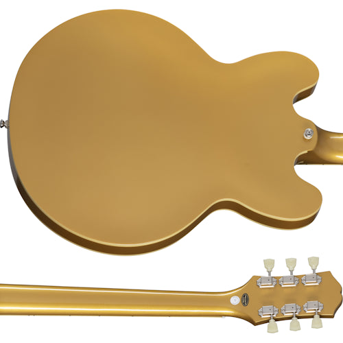 Epiphone ES-335 Traditional Pro Exclusive, Metallic Gold Electric Guitar Epiphone