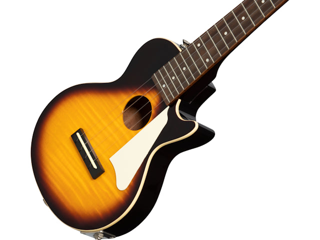 Epiphone Les Paul Concert Ukulele, Vintage Sunburst Ukulele Epiphone