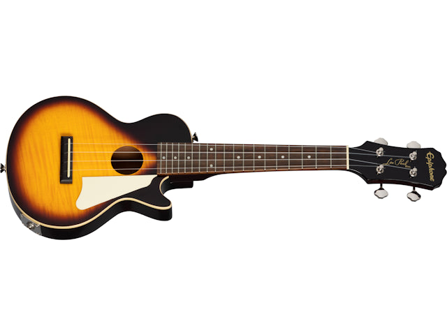 Epiphone Les Paul Concert Ukulele, Vintage Sunburst Ukulele Epiphone