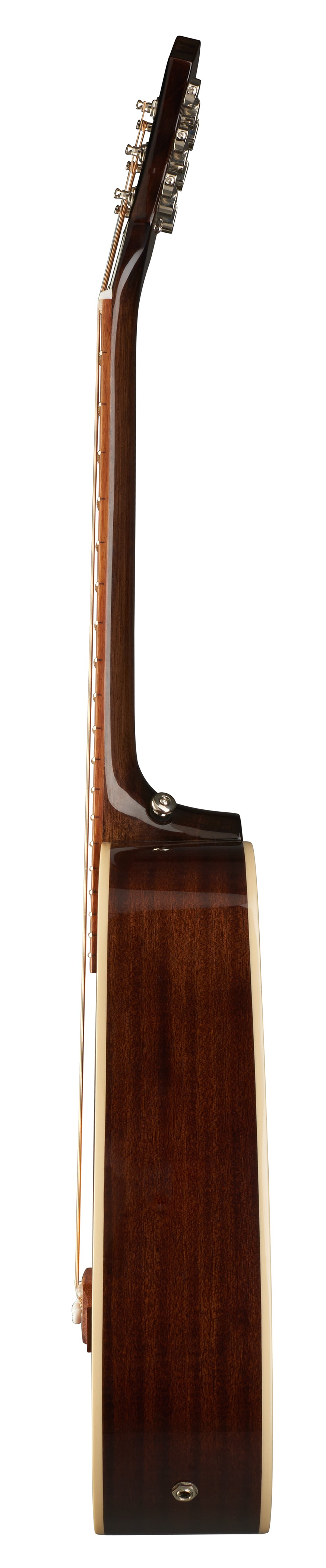 Epiphone Lil' Tex Travel Electric/Acoustic, Faded Cherry Acoustic Guitar Epiphone