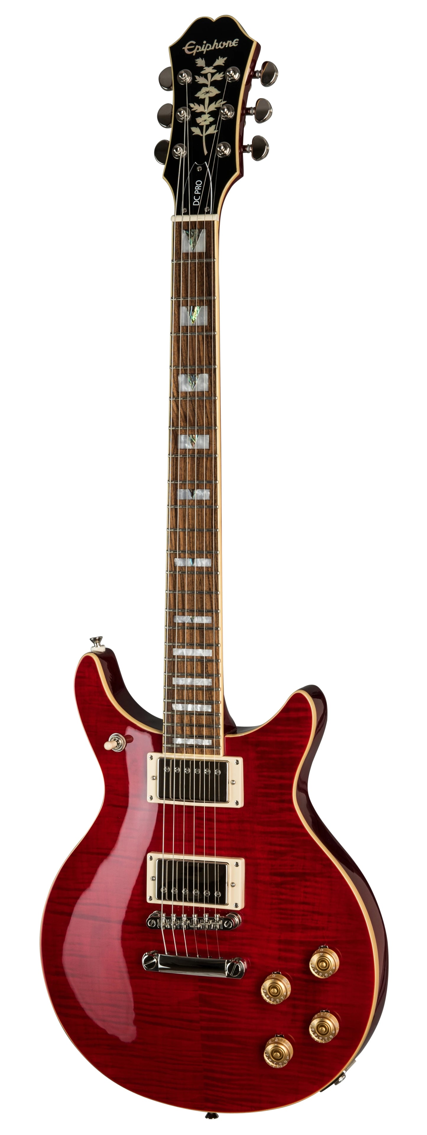 Epiphone DC PRO, Black Cherry Electric Guitar Epiphone