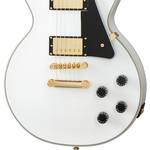 Epiphone Les Paul Custom, Alpine White Electric Guitar Epiphone