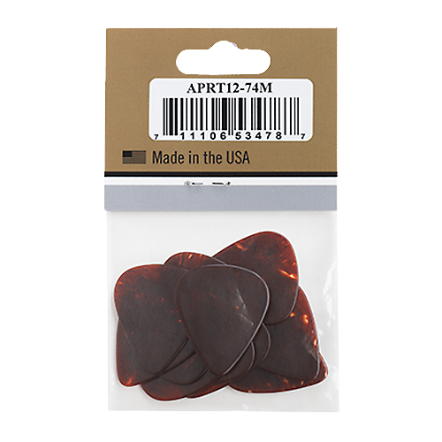 Gibson Tortoise Picks, 12-Pack, Medium Picks Gibson