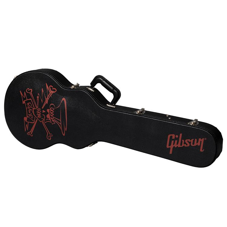 Gibson Slash Les Paul Guitar Case, November Red, Exclusive Hardshell Case Gibson