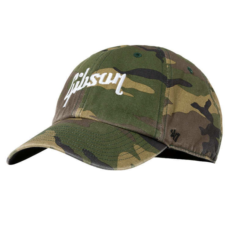 Gibson '47 Brand Clean Up Hat, Camo, Exclusive Headwear Gibson