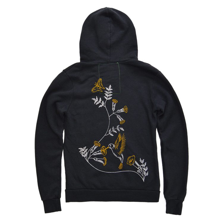 Aviator Nation x Gibson Hummingbird Zip Hoodie, Exclusive Outerwear Gibson