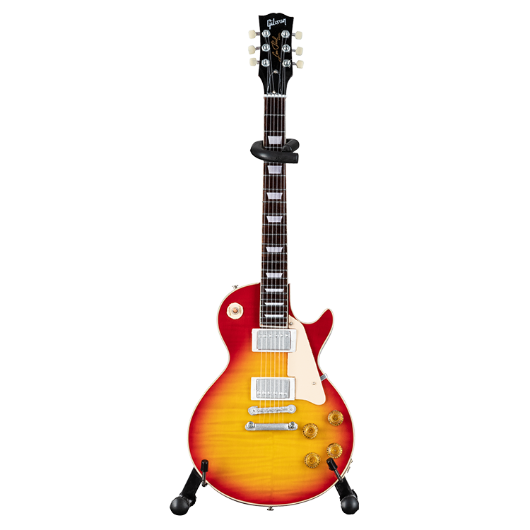 Gibson AXE HEAVEN® Les Paul Standard Cherry Sunburst 1:4 Scale Mini Guitar Model Mini Guitar Gibson