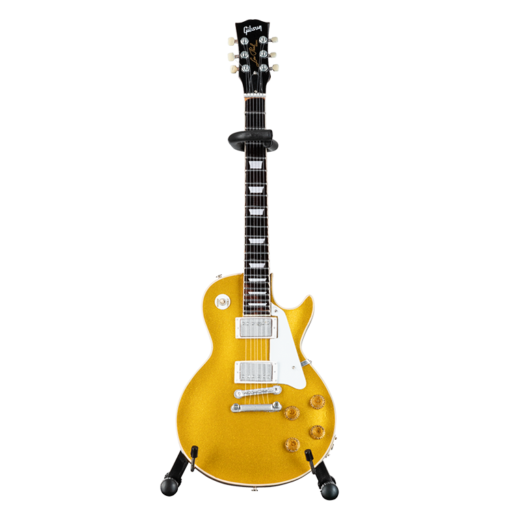 Gibson AXE HEAVEN® Les Paul Goldtop 1:4 Scale Mini Guitar Model Mini Guitar Gibson
