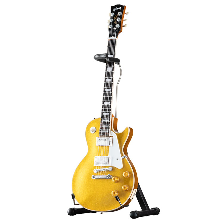 Gibson AXE HEAVEN® Les Paul Goldtop 1:4 Scale Mini Guitar Model Mini Guitar Gibson