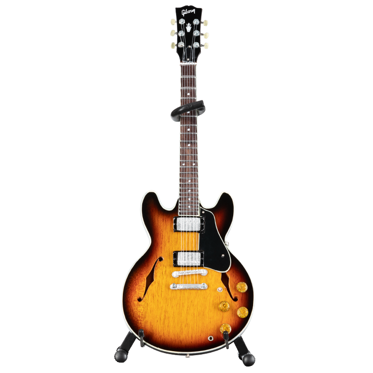Gibson AXE HEAVEN ES-335 Vintage Sunburst 1:4 Scale Mini Guitar Model Mini Guitar Gibson