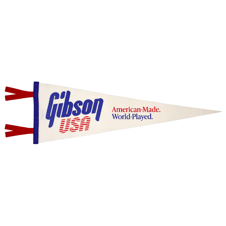 Gibson "American Made, World Played" Oxford Pennant Pennant Gibson