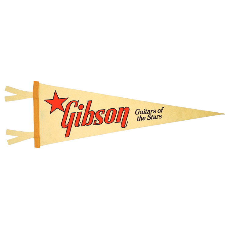 Gibson "Guitars of the Stars" Oxford Pennant Pennant Gibson