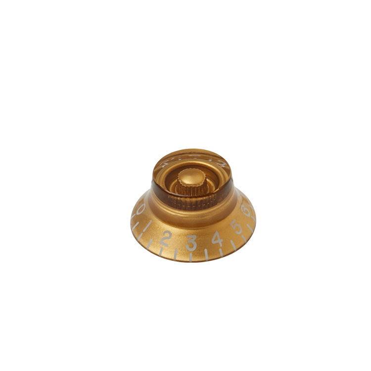 Gibson Top Hat Knobs, Vintage Gold, 4 pack Knob Gibson