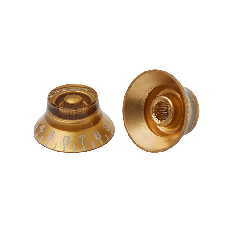 Gibson Top Hat Knobs, Vintage Gold, 4 pack Knob Gibson