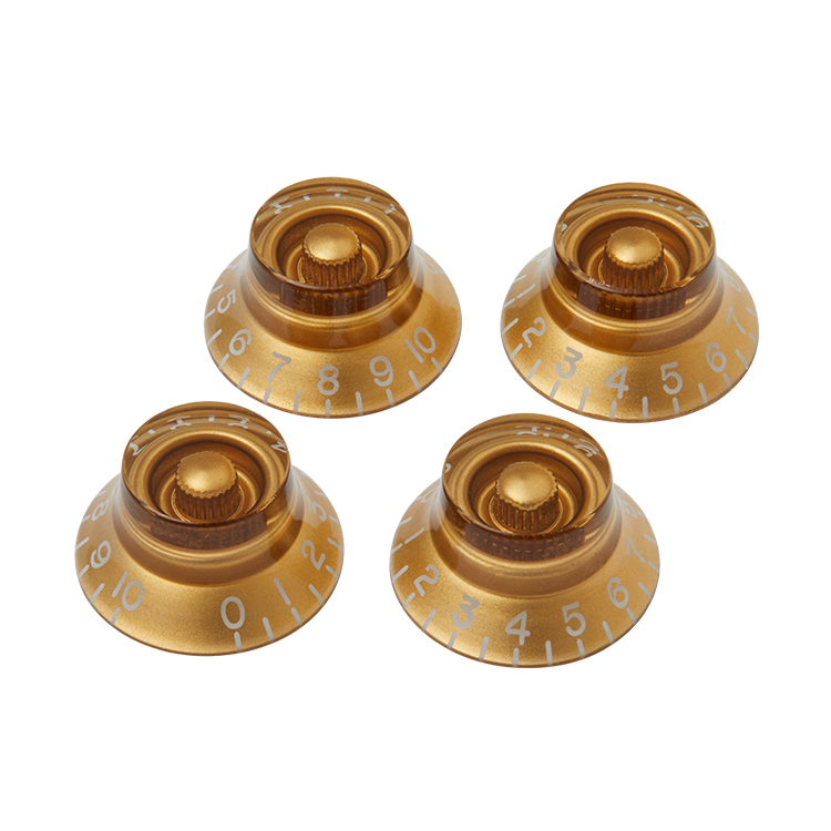 Gibson Top Hat Knobs, Vintage Gold, 4 pack Knob Gibson