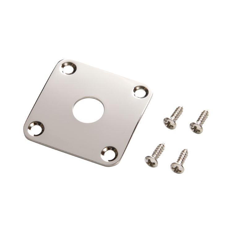 Gibson Metal Jack Plate, Nickel Jack Plate Gibson