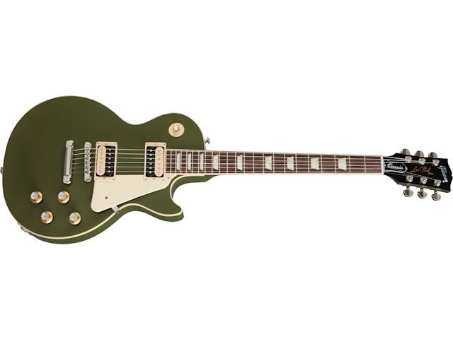 Gibson Les Paul Classic, Olive Drab Gloss Electric Guitar Gibson