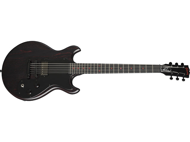 Gibson Michael Clifford Signature Melody Maker, Jet Black Cherry (Gibson Hard Shell Case Included) Electric Guitar Gibson
