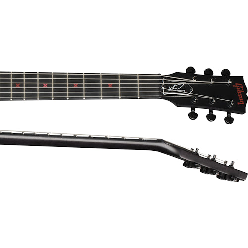 Gibson Michael Clifford Signature Melody Maker, Jet Black Cherry (Gibson Hard Shell Case Included) Electric Guitar Gibson