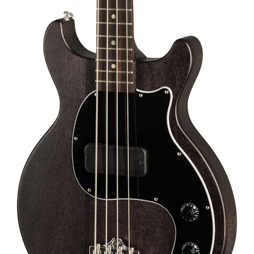 Gibson Les Paul Junior Tribute DC Bass, Worn Ebony Electric Bass Gibson