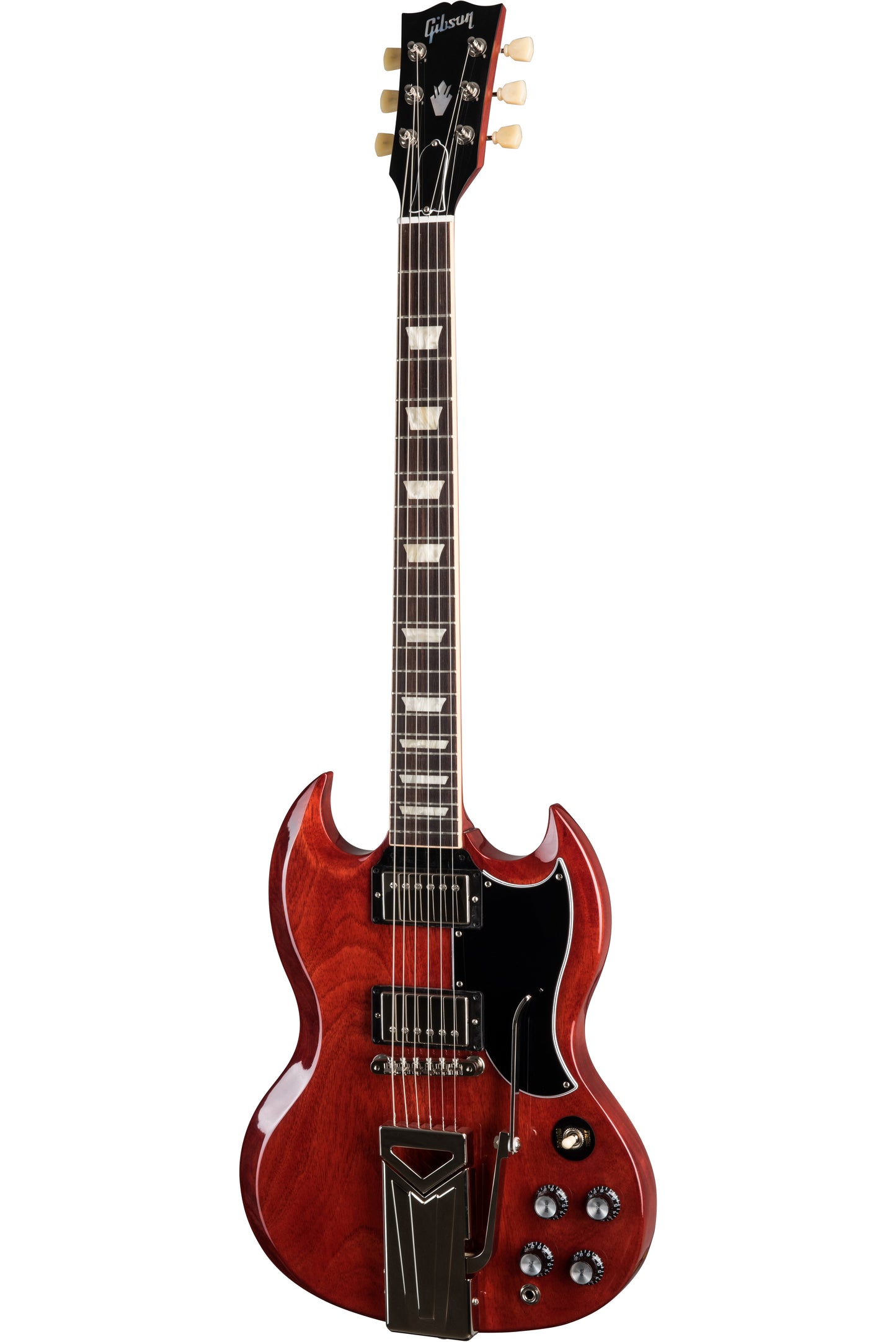 Gibson SG Standard '61 Sideways Vibrola, Vintage Cherry Electric Guitar Gibson