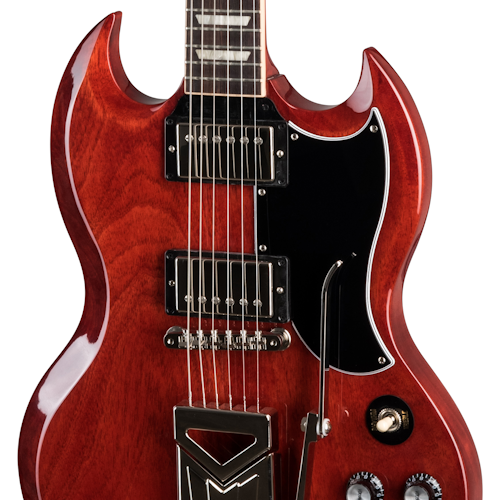 Gibson SG Standard '61 Sideways Vibrola, Vintage Cherry Electric Guitar Gibson
