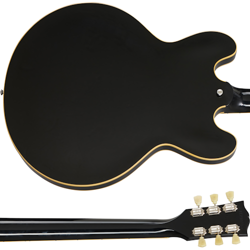 Gibson ES-335, Left-Handed, Vintage Ebony Electric Guitar Gibson
