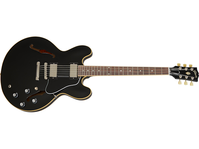 Gibson ES-335, Left-Handed, Vintage Ebony Electric Guitar Gibson
