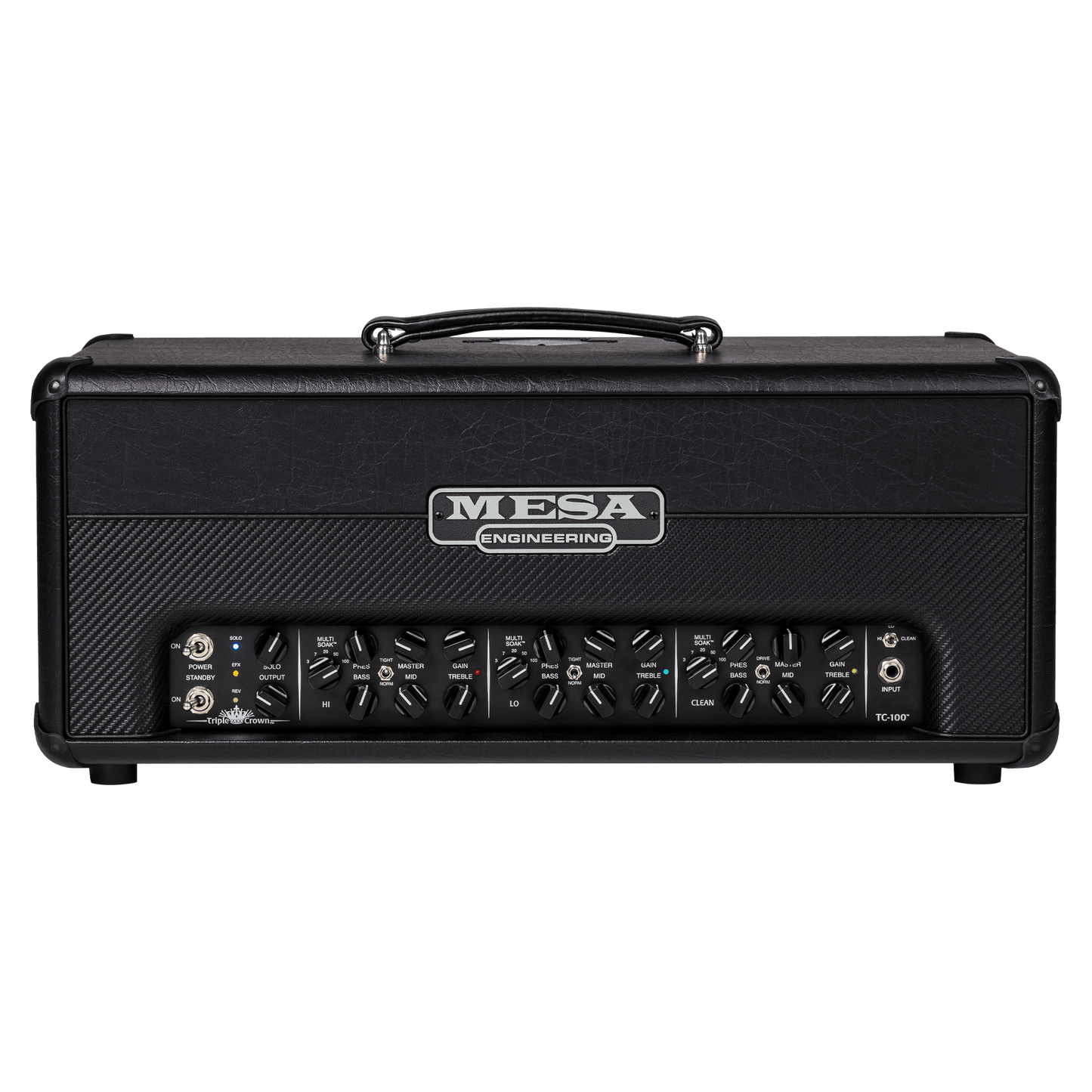 Mesa/Boogie Triple Crown 100 Head, Black Taurus Head Mesa/Boogie