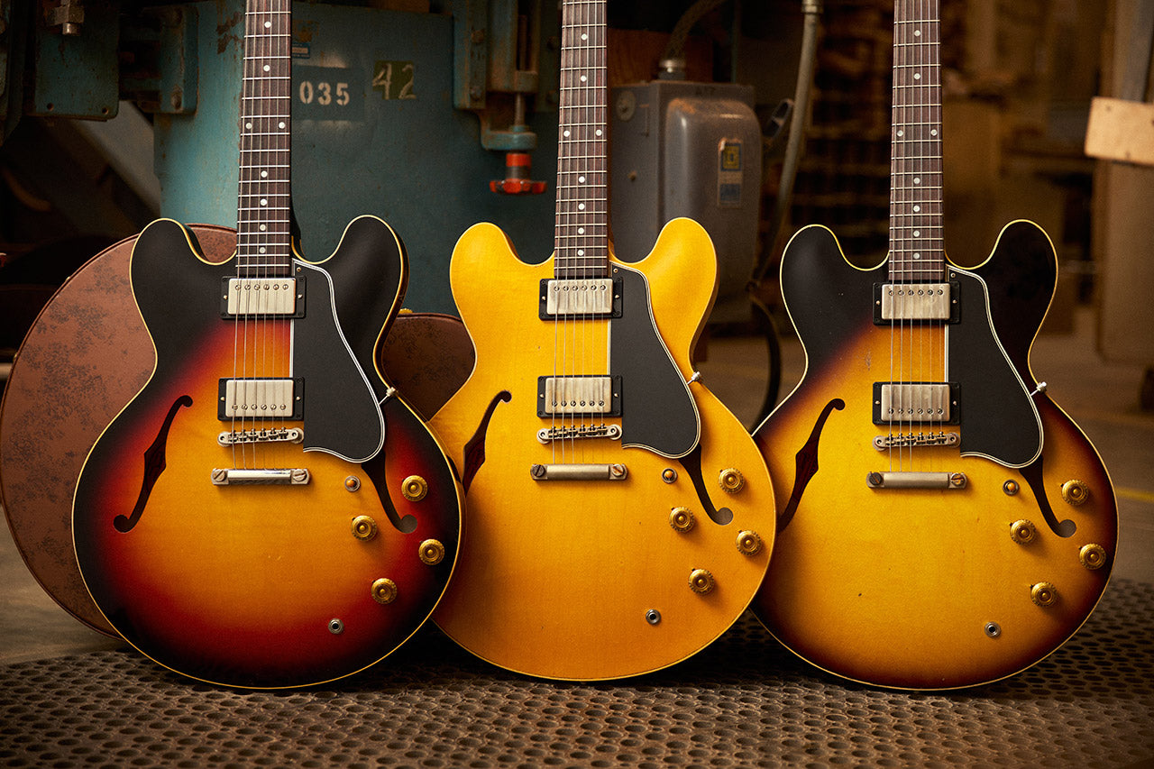 Gibson Custom reveals three new 1958 ES-335 models celebrating Gibson's ...