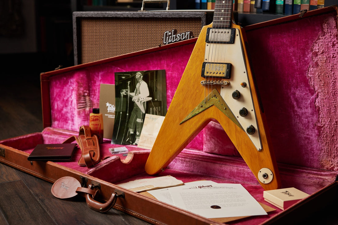 Banner Image For Gibson Certified Vintage Manager Mitch Conrad on the 1959 Flying V breaking new ground for the program