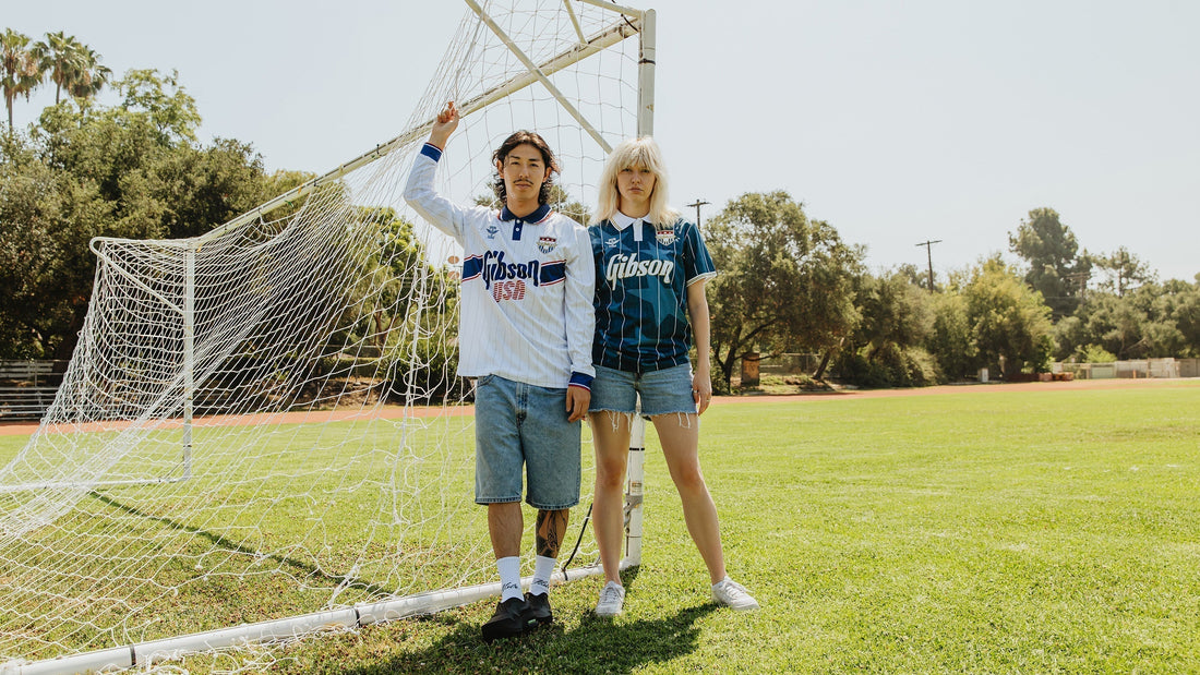 Celebrate a summer of soccer in style with new Gibson x Icarus Football shirts