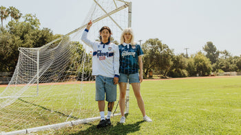Celebrate a summer of soccer in style with new Gibson x Icarus Football shirts