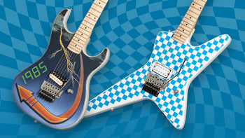Banner Image For Kramer unveils two new Custom Graphics guitars: The Baretta Time Machine and Voyager Old School