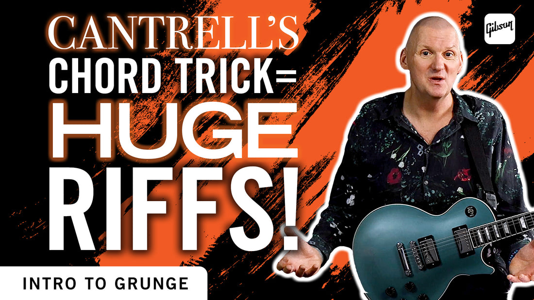 Banner Image For Video guitar lesson: Master the shimmer of Jerry Cantrell’s open-string grunge riffs