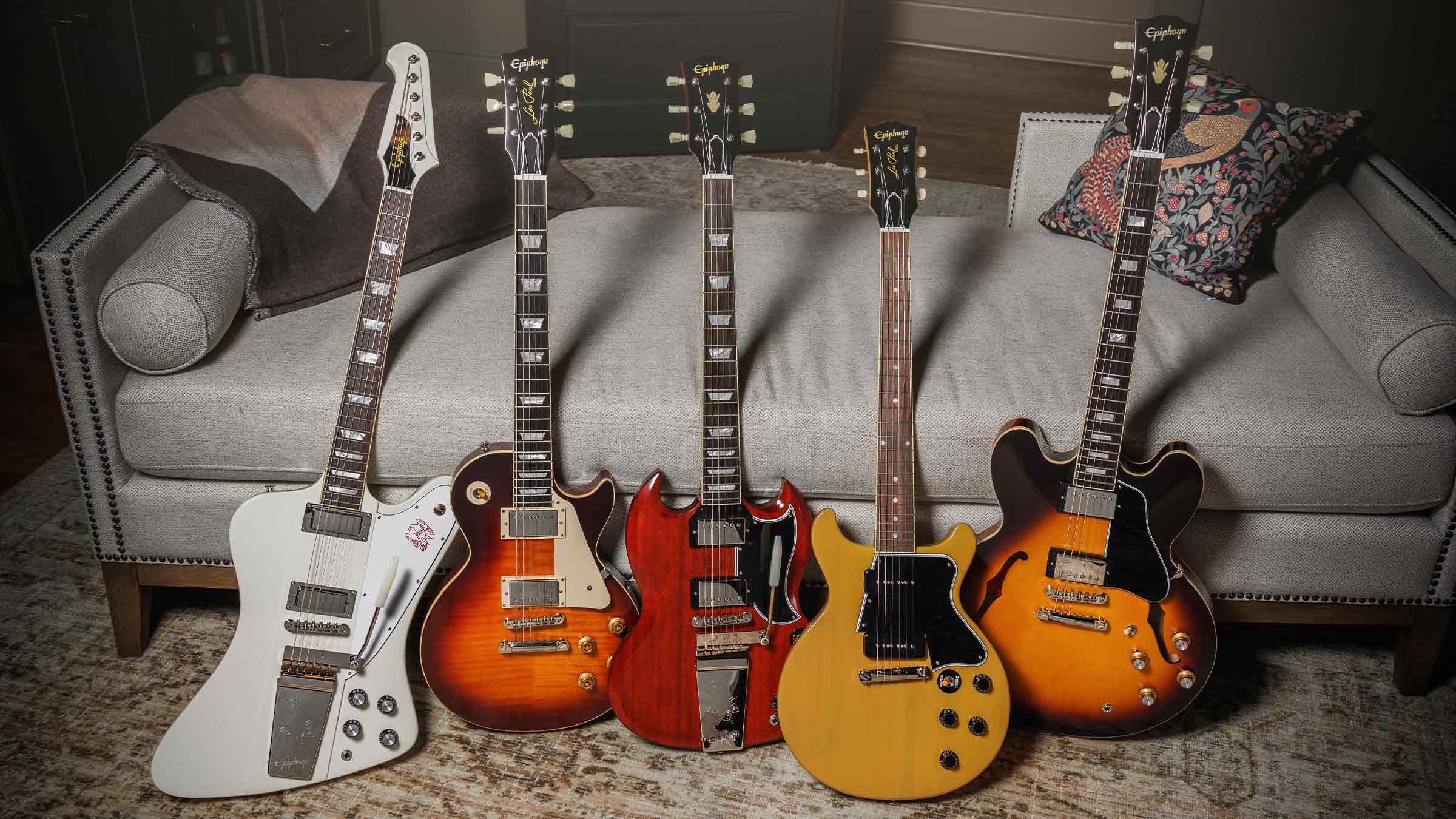 美品 Epiphone \"Inspired by Gibson\" A look at the Epiphone “Inspired by Gibson” collection