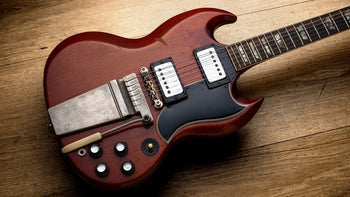 George Harrison’s iconic Gibson SG set for auction