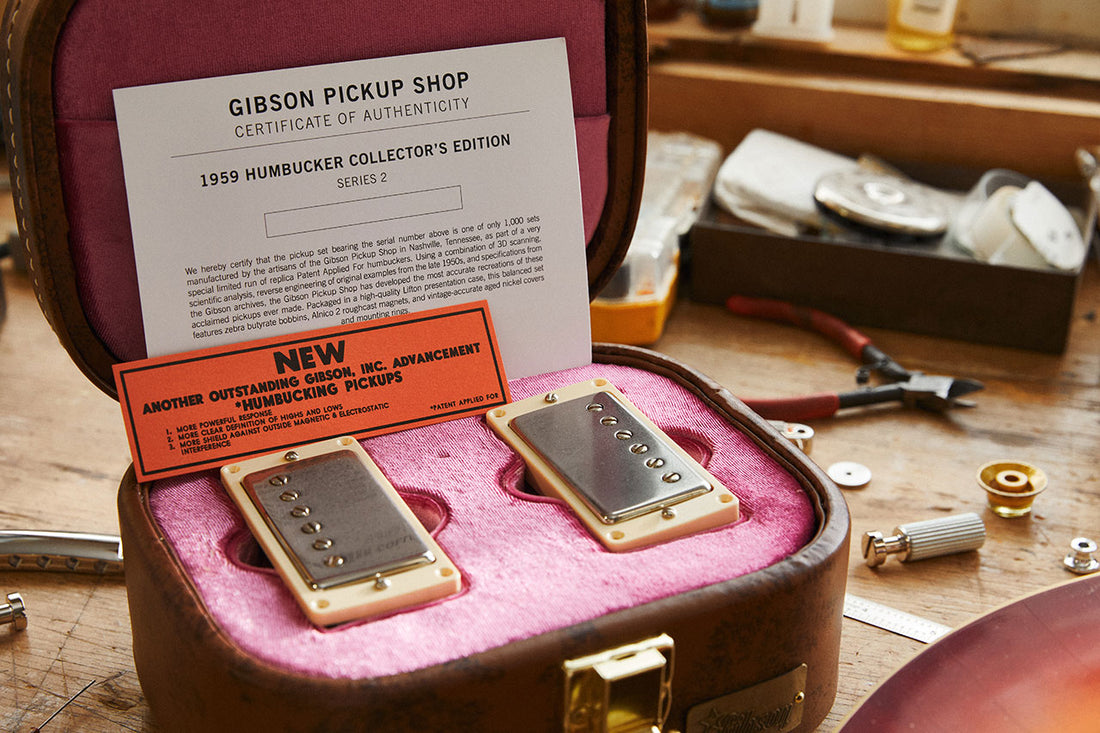 Banner Image For The history of Gibson electric guitar pickups, from the P-90 to the humbucker and beyond