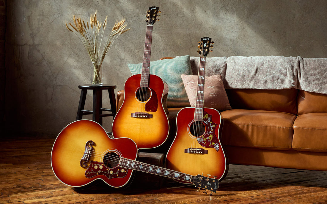 Banner Image For Gibson elevates its J-45, SJ-200, and Hummingbird Standard models with Rosewood backs and sides