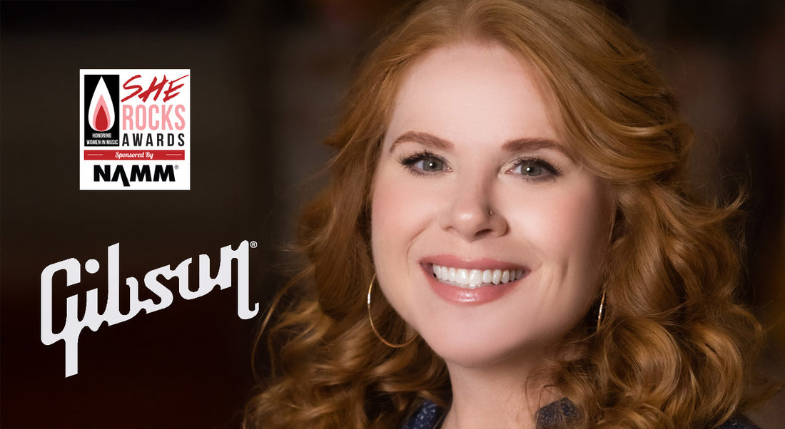 Banner Image For Gibson CMO Beth Heidt honored at the She Rocks Awards 2025