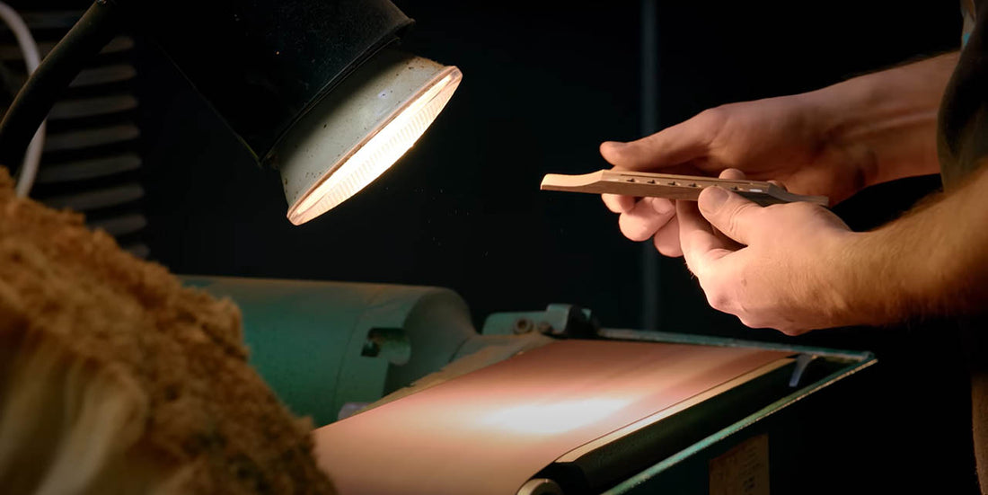 Banner Image For Video: The art and precision behind Gibson’s iconic acoustic guitar bridges