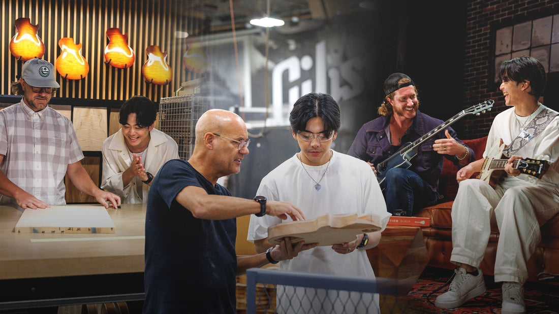 Gibson Marquee Artist ASH builds his dream Gibson Custom guitar