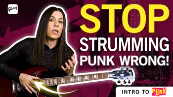 Banner Image For Video: Get your punk strumming patterns on the right track with the Gibson App