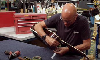 Banner Image For Video: How to install a strap button on an acoustic guitar