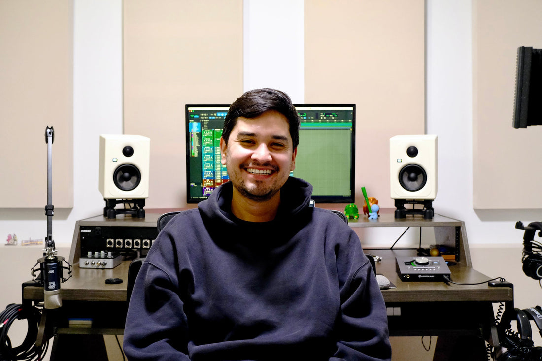 Diego Contento finds a new creative reference with KRK Kreate Latte monitors