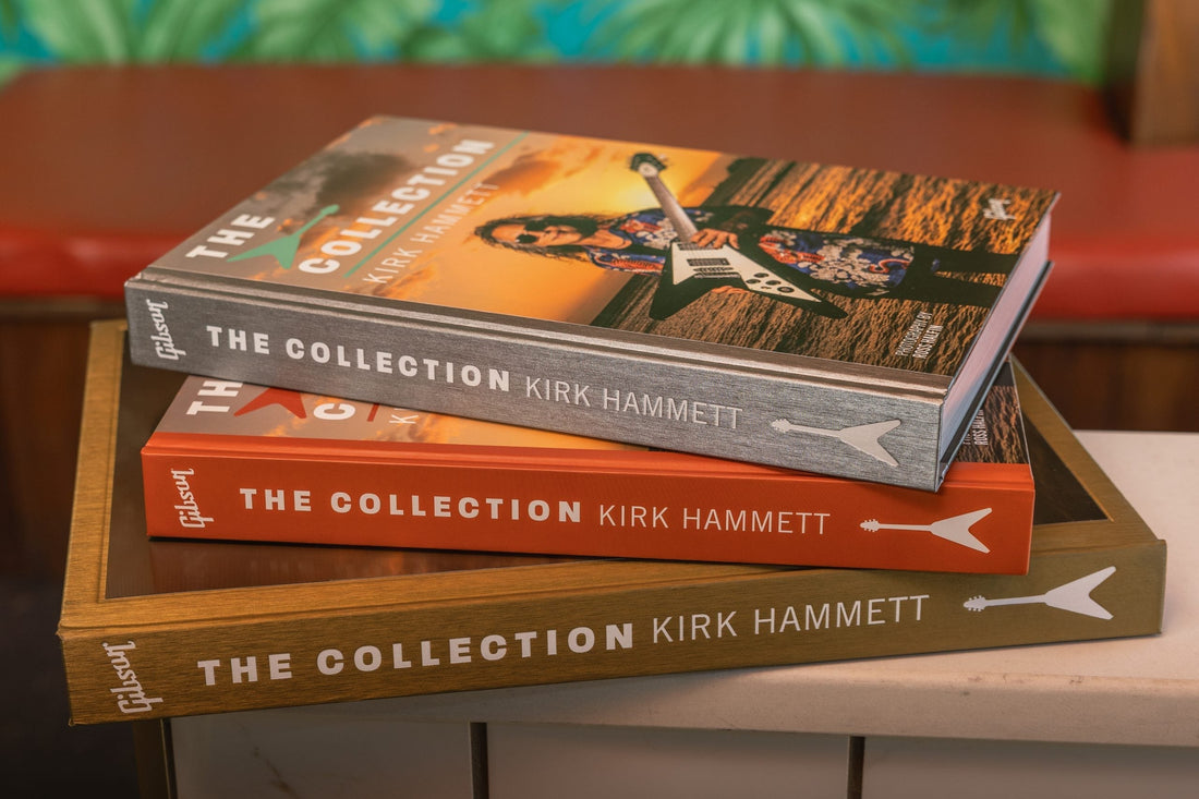 Banner Image For The Collection: Kirk Hammett is the latest book release from Gibson Publishing