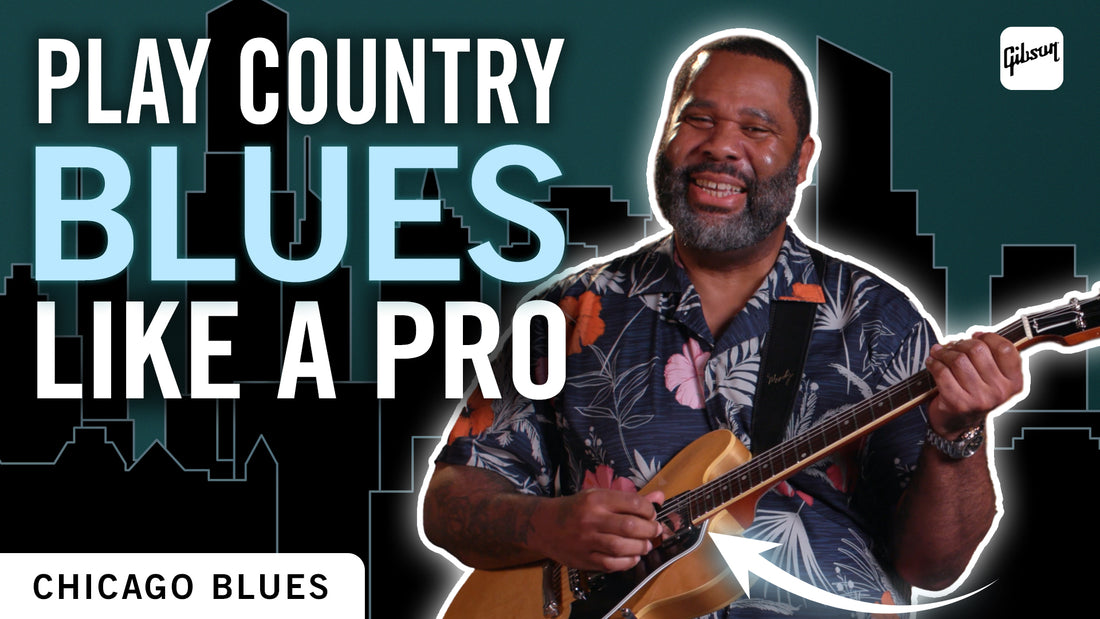 Banner Image For Video: Discover the heartbeat of Chicago blues rhythm on guitar