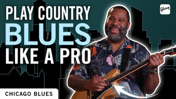 Banner Image For Video: Discover the heartbeat of Chicago blues rhythm on guitar