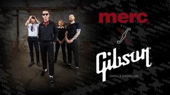 Banner Image For Gibson Garage London hosts the debut of the Merc x Gibson Capsule Collection